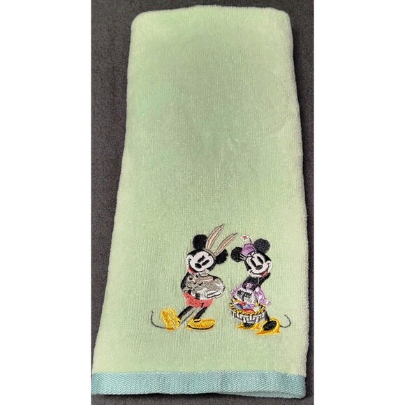 Disney Other - Disney Mickey & Minnie Easter Hand / Kitchen Towel Embroidered 16x24 Kohls